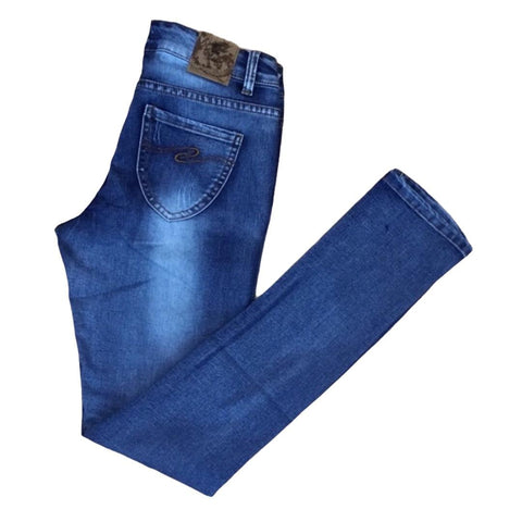 Mid Rise Distressed Denim Skinny Jeans Junior Cut Style 