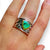 Boho Chic Silver Engraved Tapered Ring - Wild Time Fashion