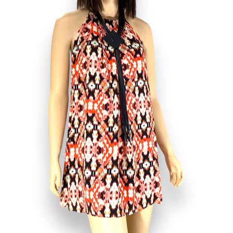 Summer Aztec A-line Mini Dress