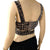 Women's Coco Black Celestial  V-Neck Crop Top with Waist Wrap - Wild Time Fashion
