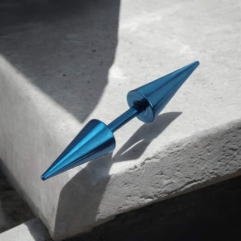 Colorful Double Spiked Stud Earrings