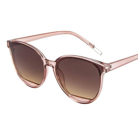 Large round cat eye sunglasses with waterline-textured lenses and metallic legs – bold retro style for festivals, skiing, or streetwear looks