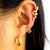 Golden Nile Earrings Set