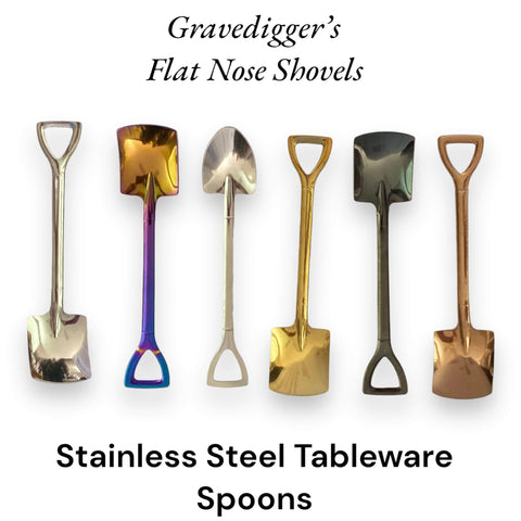 Unique Gravedigger's Shovel Spoon Sets - Wild Time Fashion 