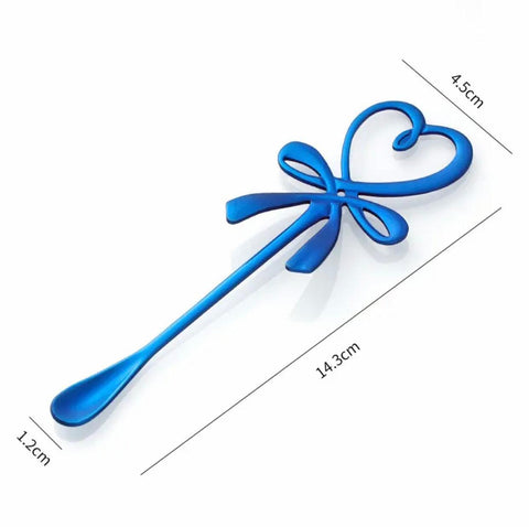 Heart Shaped Tasting Spoons- Wild Time Fashion
