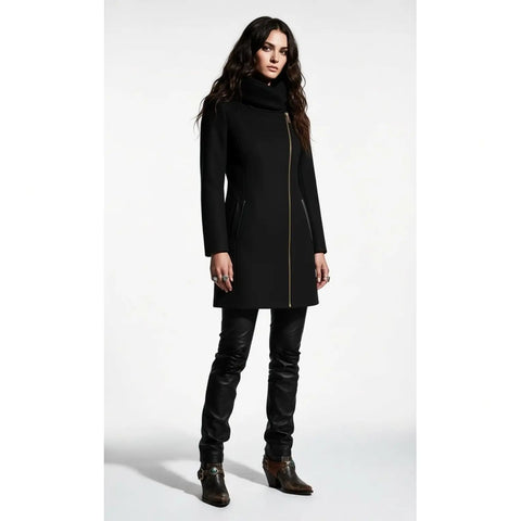 Hooded Zip-Up Longline Jacket