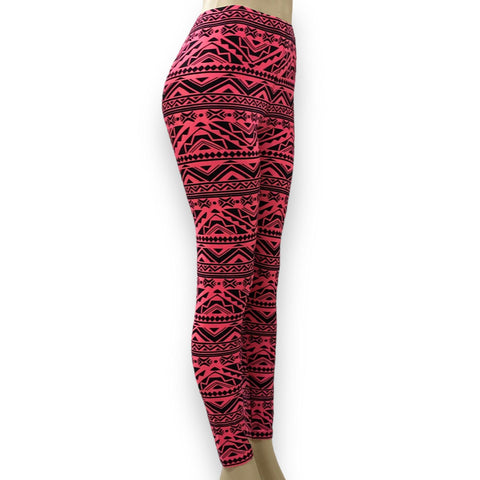 Chic Mid Rise Tribal Ankle Leggings