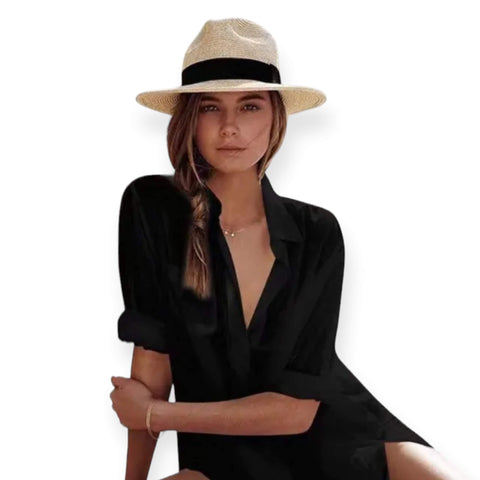 Stylish Summer Panama Straw Hat