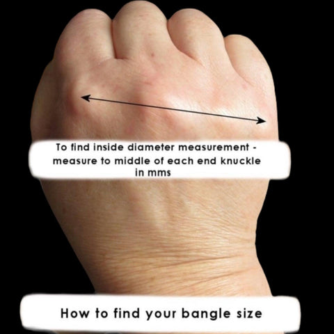 How to measure for a bangle bracelet