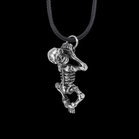 Hanging Around Skeleton Necklace - Wild Time Fashion 