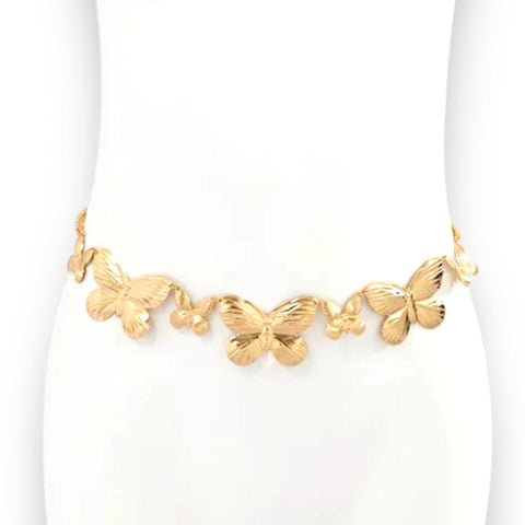 Butterfly Waist Chain Belly Belt - Wild Time Fashion