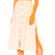 Women's Faithfull Brand Linen Gingham Midi Skirt in White and Yellow - Medium 