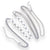Women's Silver Rings of Fire Chest Bra Harness Belt Body Jewelry - OSFM - Wild Time Fashion