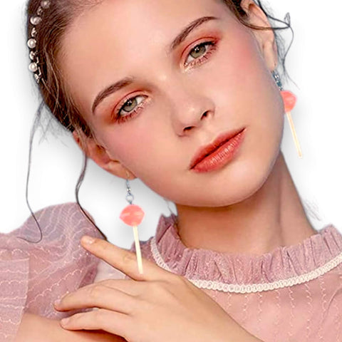 Lollipop Candy Drop Earrings