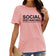 Women's Plus Size Pink Graphic Tee