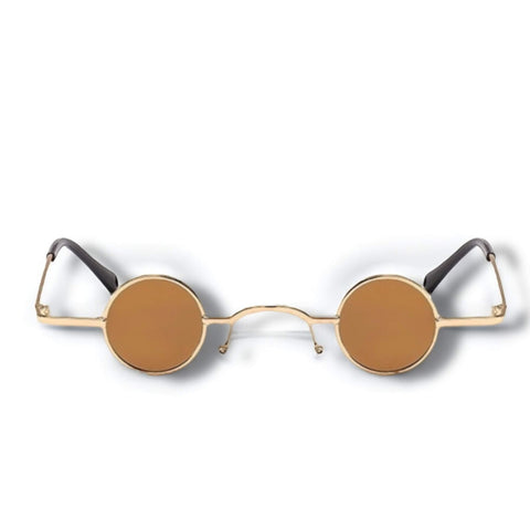 Punk Small Round Metal Sunglasses – Retro Festival Shades