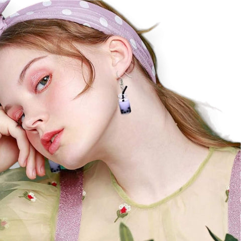 Milk Tea Drop Earrings