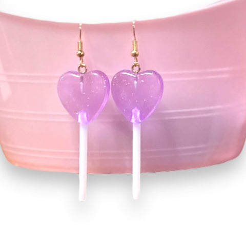 Lollipop Candy Drop Earrings