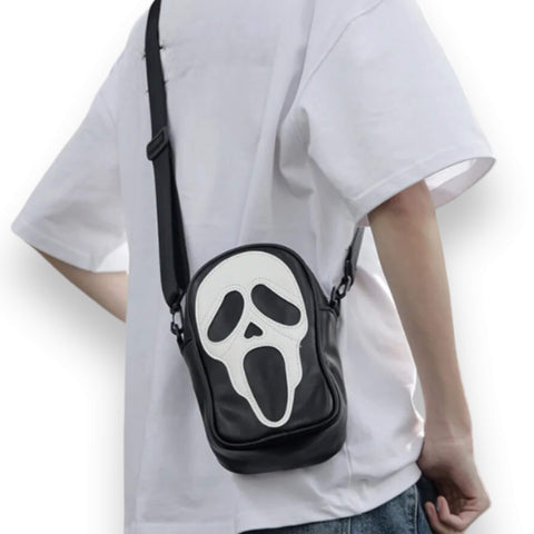 Iconic Ghost Face Crossbody Bag - Wild Time Fashion