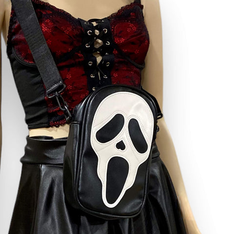 Iconic Ghost Face Crossbody Bag - Wild Time Fashion