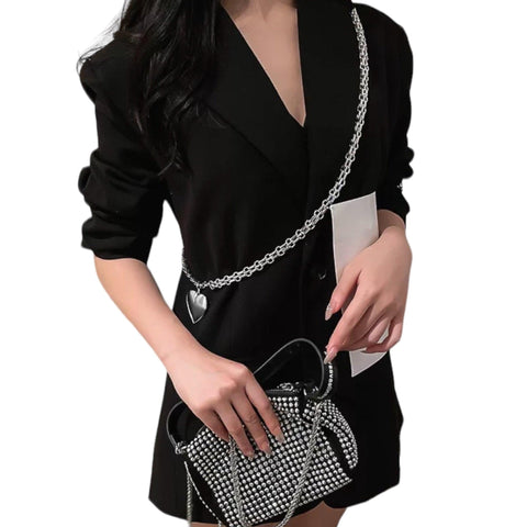Silver Lovely Chain Belt - Wild Time Fashion