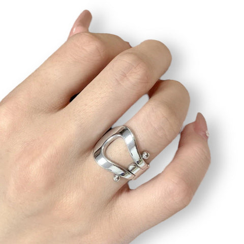 Silver Cut-Out Spoon Ring - Wild Time Fashion