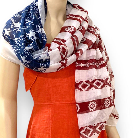 USA Flag Shawl Kimono Cover