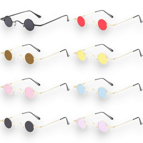 Tiny Round Metal Sunglasses