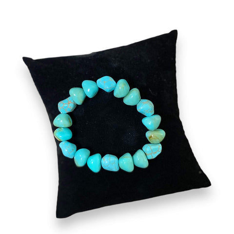 Boho Turquoise Bangle Bracelet - Wild Time Fashion