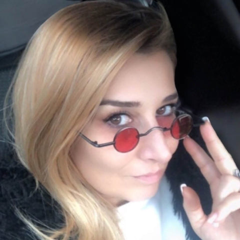 Tiny Round Metal Sunglasses