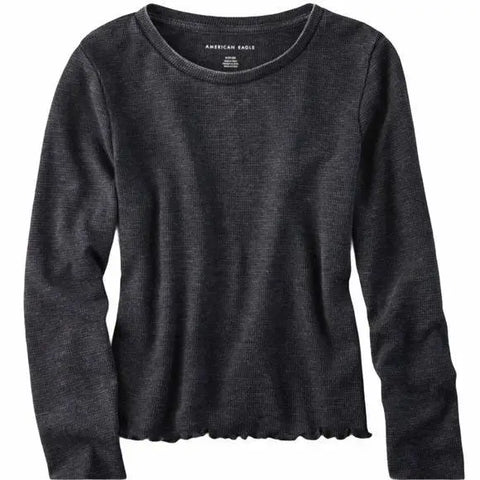 Black Long Sleeve Top