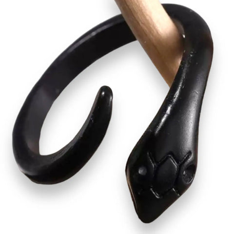  Black Viper Wrap Around Band Ring