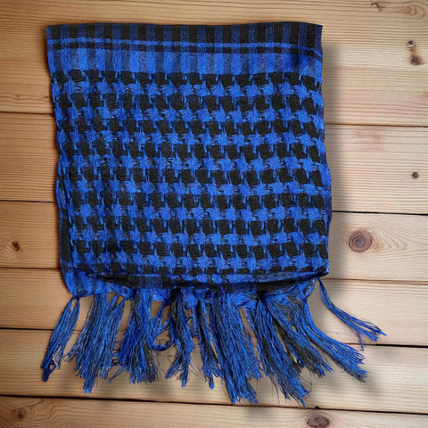 cotton plaid tassel trim scarf wrap 40 inch square breathable lightweight unisex checkered headscarf neck scarf hair scarf in green black, blue black, brown black, white black , gray black 