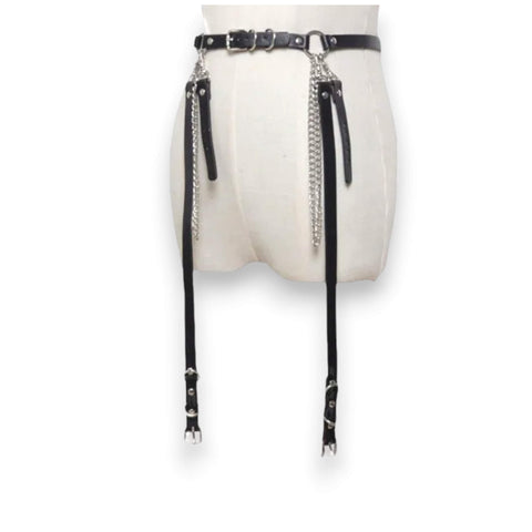 Edgy Studded Adjustable Body Harness Belt : Versatile Fashion Accessory -Wild Time Fashion