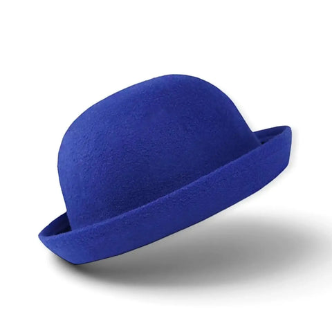 Bowler Hats for Unique Fashion for steampunk to kawaii style rich blue / unisex 
