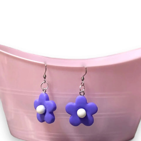 Cartoon Flower Drop Earrings