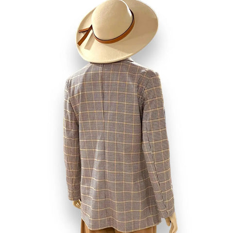Casual Lightweight Blazer Jacket multicolor long sleeve unlined backside