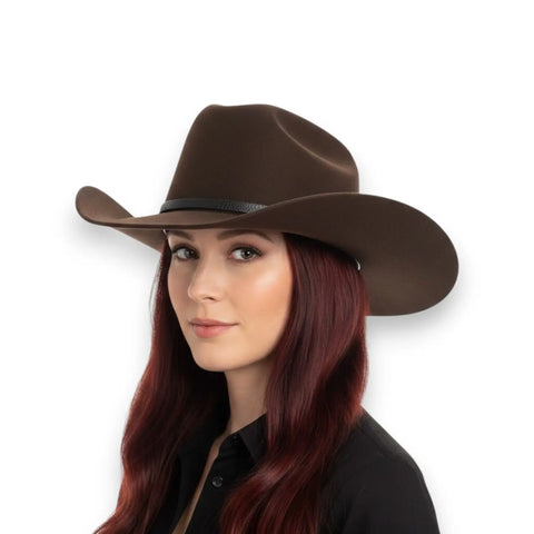 Western Wide Brim Cowboy Hat - Cowboy Hats