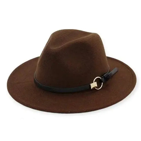 Dark Brown Fedora Hat