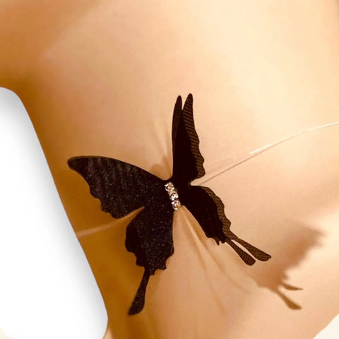 Enchated Butterfly Choker Necklace- Wild Time Fashion