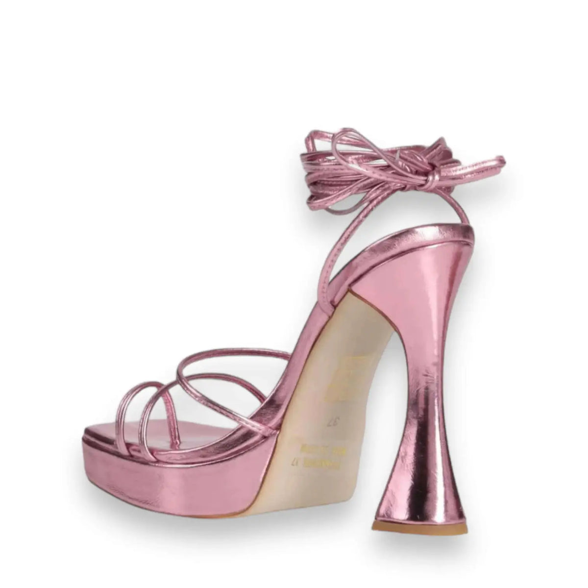 Jeffrey Campbell Metallic Pink Primadonna Heels – Wild Time Fashion
