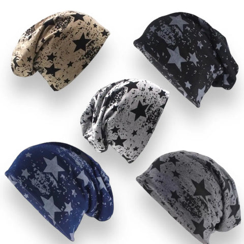 Jersey Beanies with Stars