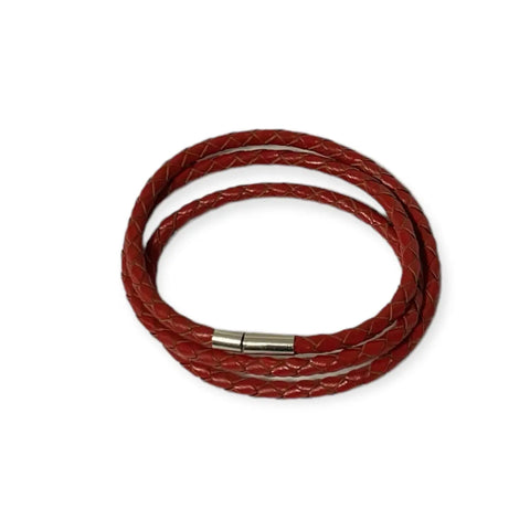 Leather Multiple Wrap Braided Bracelet