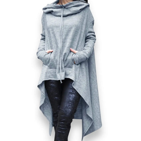 Long Sleeve Asymmetrical Lounge Hoodie