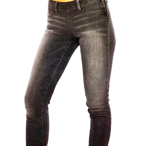 Mid Rise Denim Black Skinny Jeans