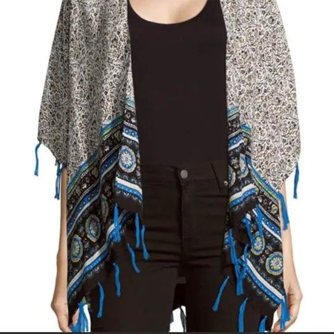 NEW Kimono Lightweight Floral Layering Top OS - Wild Time Fashion 