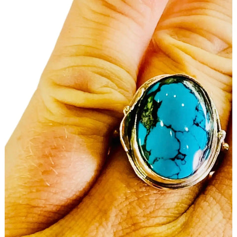 One of a Kind Natural Turquoise Ring