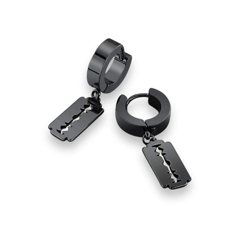 Razor Blade Mini Hoop Earrings