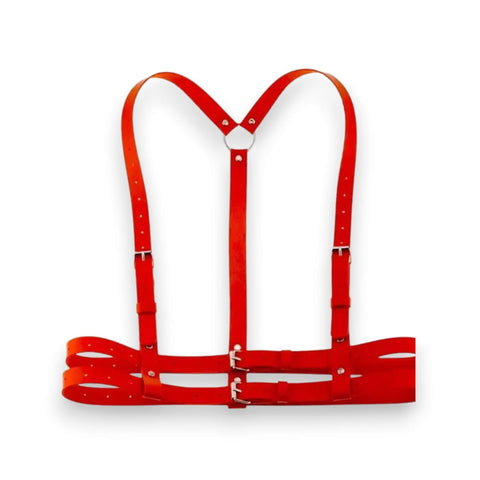 Rockin Red Body Harness Belt - Wild Time Fashion