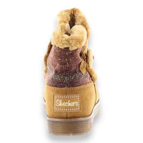 Rich Tan Suede Ankle Winter Boots